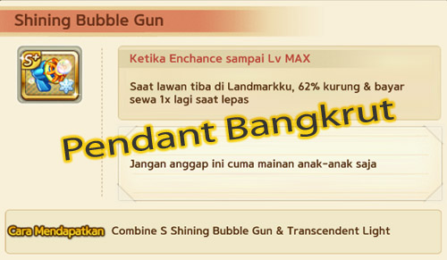 Pendant Shining Bubble Gun Bagus Atau Tidak Menurutmu?