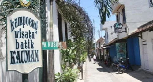 foto kampung batik kauman solo