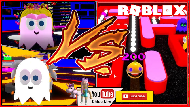 Roblox Pac-Blox Gameplay! Why Chocolate always gets to be PAC BLOX! Chocolate Vs ME!