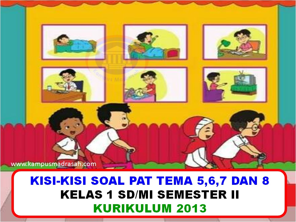 √ Kisikisi Soal PAT Kelas 2 SD/MI Mapel Tematik Semester 2 Kurikulum