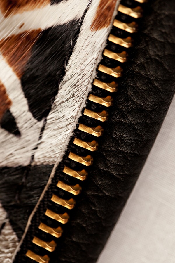 grey suede clutch bag. Mailbag Clutch in Grey Suede