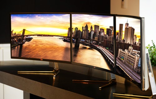 LG 21:9 Curved IPS Ultrawide Monitor