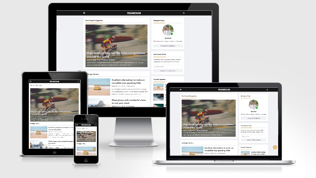 Framesum - Responsive Blogger Template