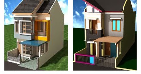 Contoh Desain  Rumah  Minimalis  2 Lantai  Type  27 