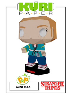 Kuri Paper - Pop Mini Funko Max Stranger Things Papercraft