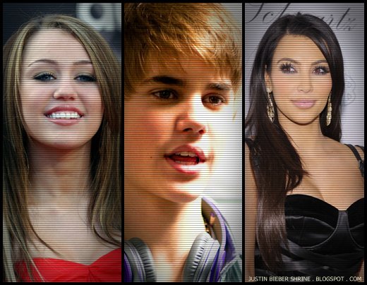 miley_cyrus_justin_bieber_kim_kardashian