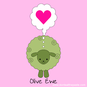 Olive Ewe Valentine