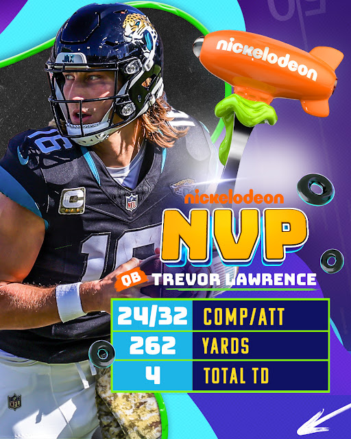 Jacksonville Jaguars QB Trevor Lawrence Named Week 11's NVP | 'NFL Slimetime' Season 3