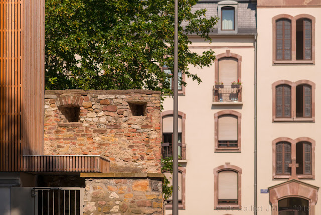 Enceinte médiévale, secteur du couvent des Catherinettes (2018)