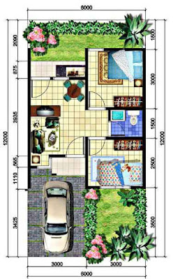 Denah untuk Membuat Desain Rumah Minimalis 2 Lantai Asri dengan Dana Minim