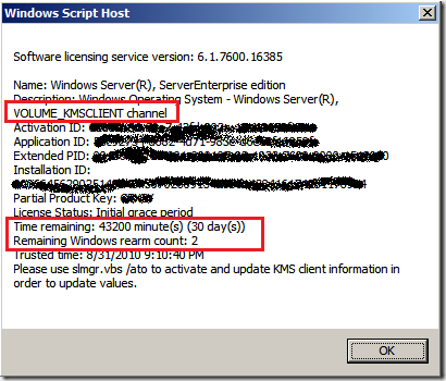 Windows 2008 R2 Evaluation Period And Extension Santhosh
