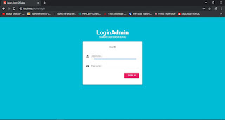 Login aplikasi point of sale php