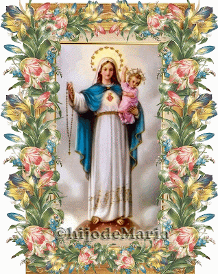 Resultado de imagen para gifs de santo rosario