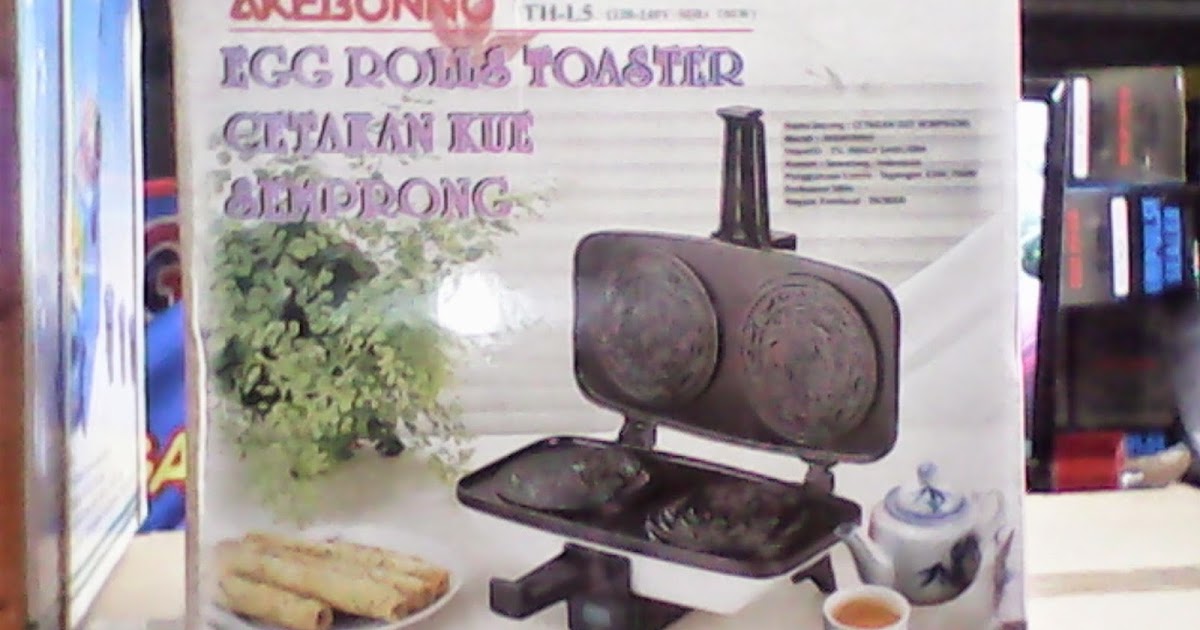 Sentral Gas.com: cetakan kue semprong / egg roll toaster