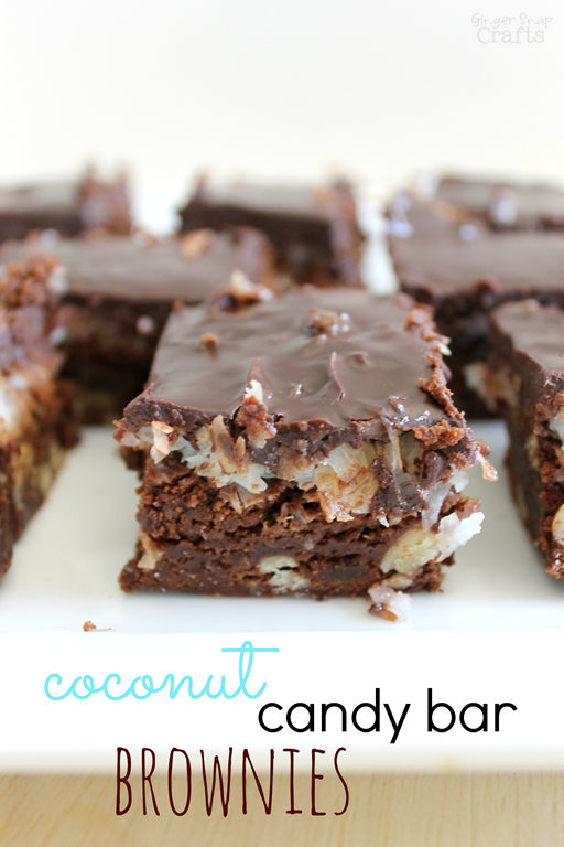 Coconut Candy Bar Brownies at GingerSnapCrafts.com #KraftEssentials #shop #cbias_thumb[2]