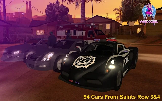 GTA San Andreas Saints Row Cars Pack 2023