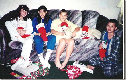 Christmas in Yucaipa, Ca. Anne, Connie, Mike, Molly, Perris