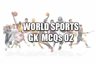 Sports Solved General Knowledge MCQs - 2