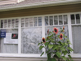 Studio Window and Sunflowers