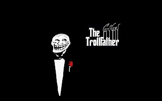The Trollfather Funny Trollface HD Wallpaper