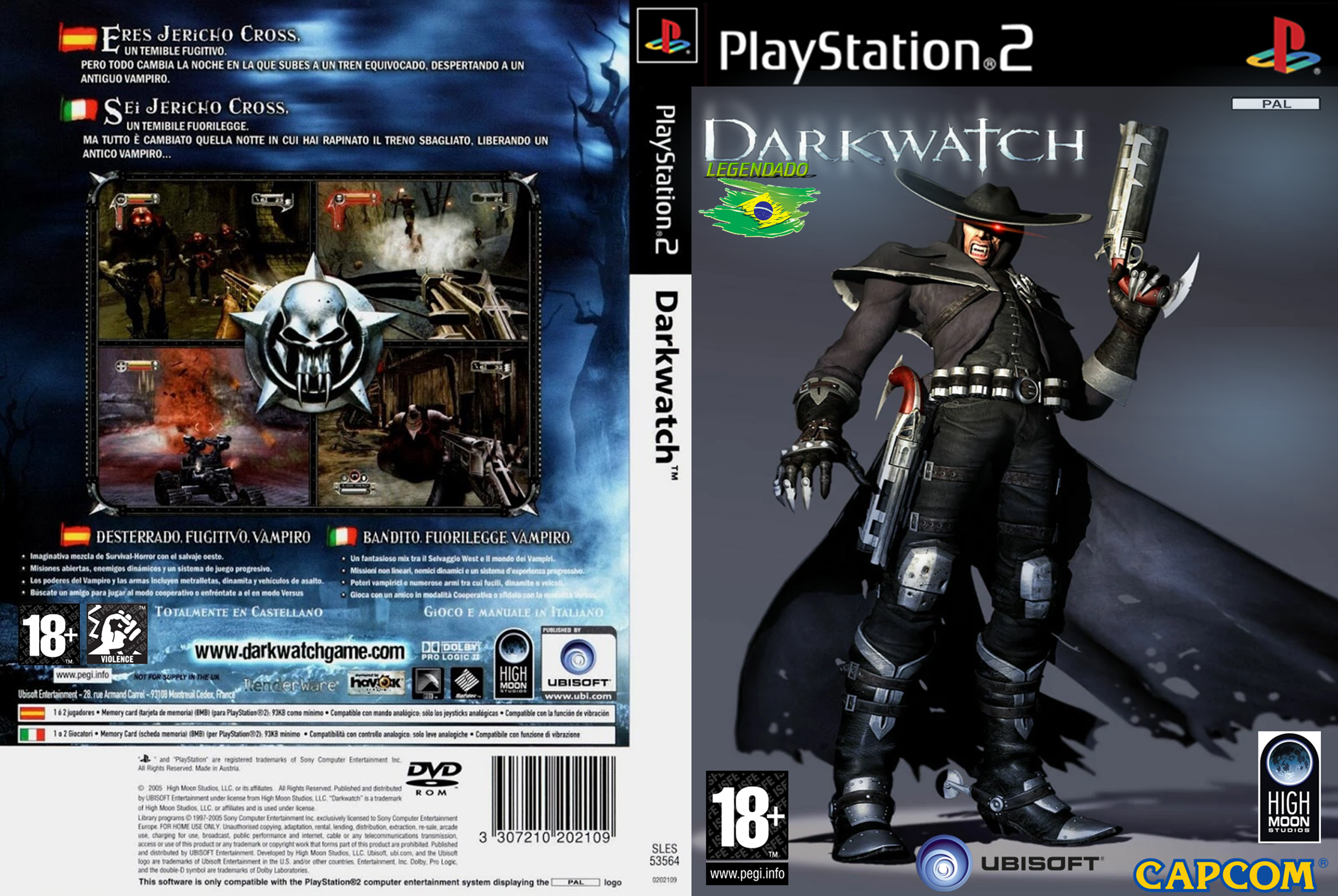 Jogo/cd Playstation 2 Original: Onimusha Warlords - Ps2 - Mf em
