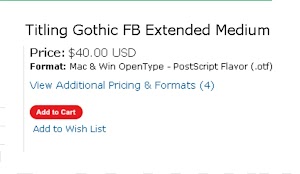 Susahnya Mencari Font: Titling Gothic FB <b>Gratisan</b>