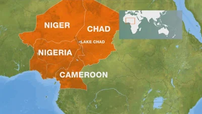 Lake Chad on Nigeria