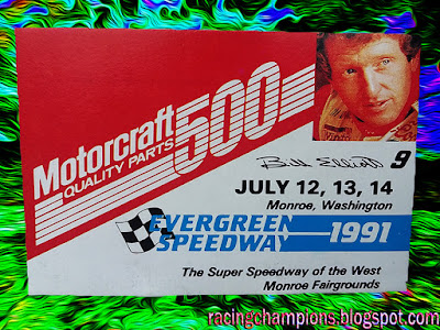 Bill Elliott #9 Motorcraft Ford NASCAR Racing Champions 1/64 NASCAR diecast blog Evergreen 1991