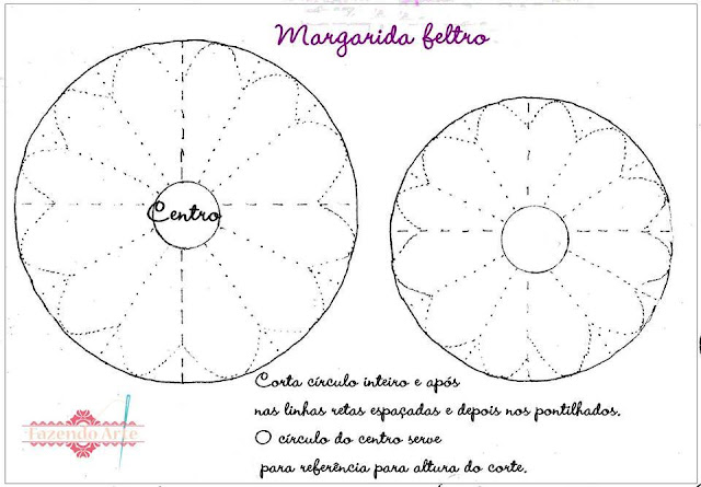 alt=molde de boneca flor em feltro"