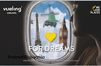 Concorso Vueling #LOVEforDREAMS : vinci gratis biglietti aerei (250 euro)