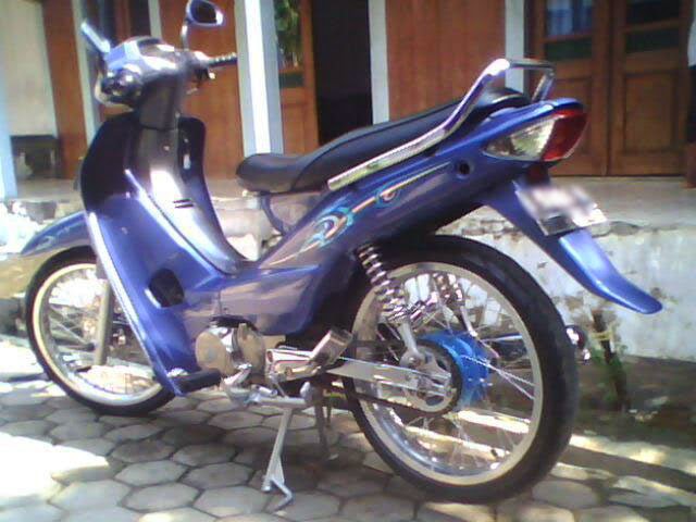 modifikasi supra x 100cc minimalis