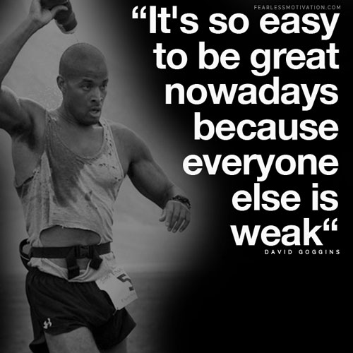 Finish Strong: Challenge yourself in a different way - David Goggins!