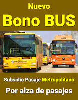 BONO BUS subsidio para tu pasaje en el metropolitano