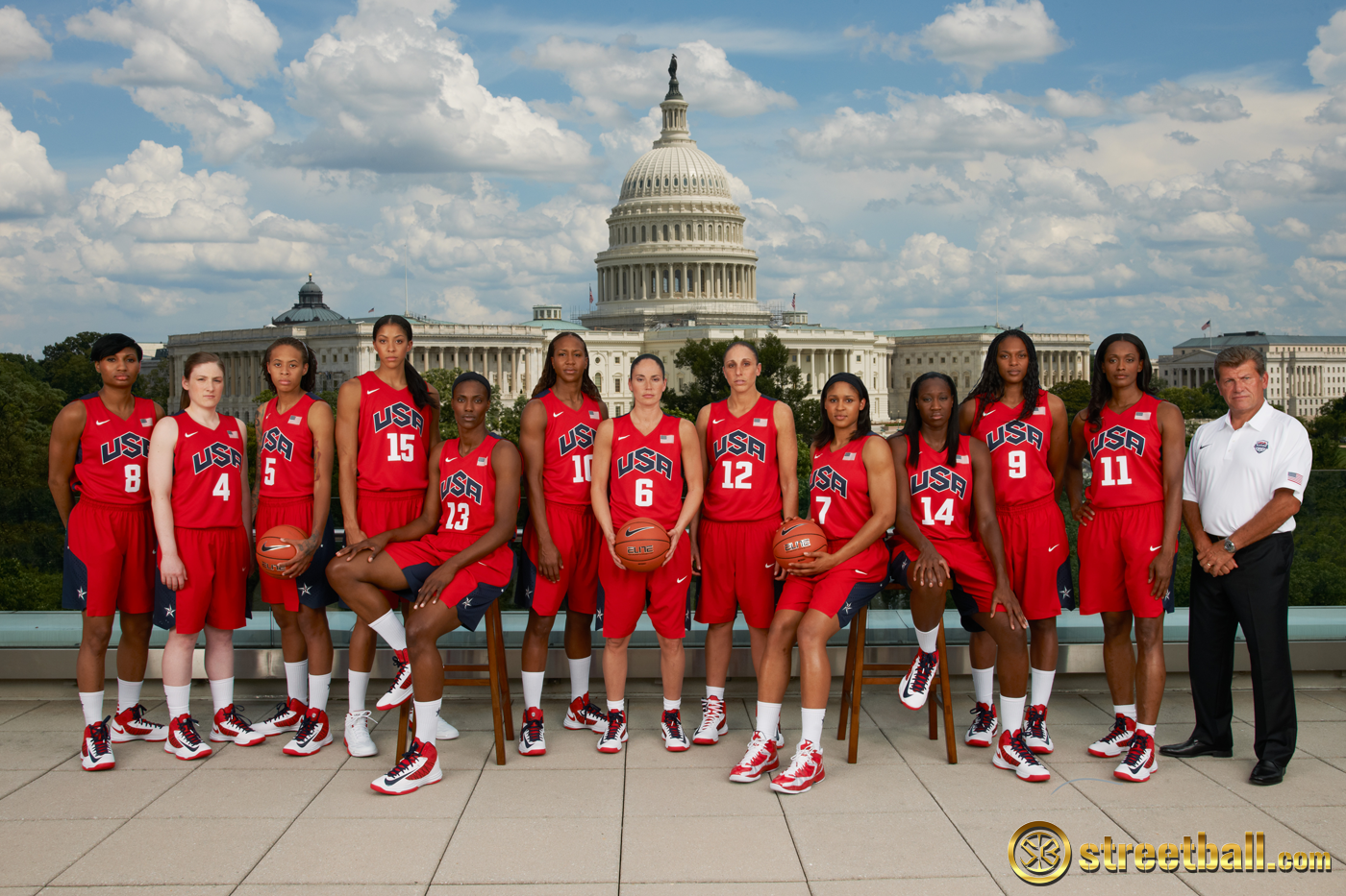 High Quality Images: US Women Basket Ball Olympics Team Wallpaper