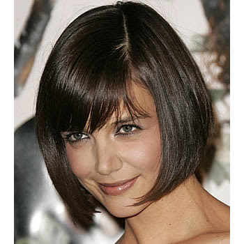 katie holmes short hairstyles. 2009 Hairstyle Trend: Bob From