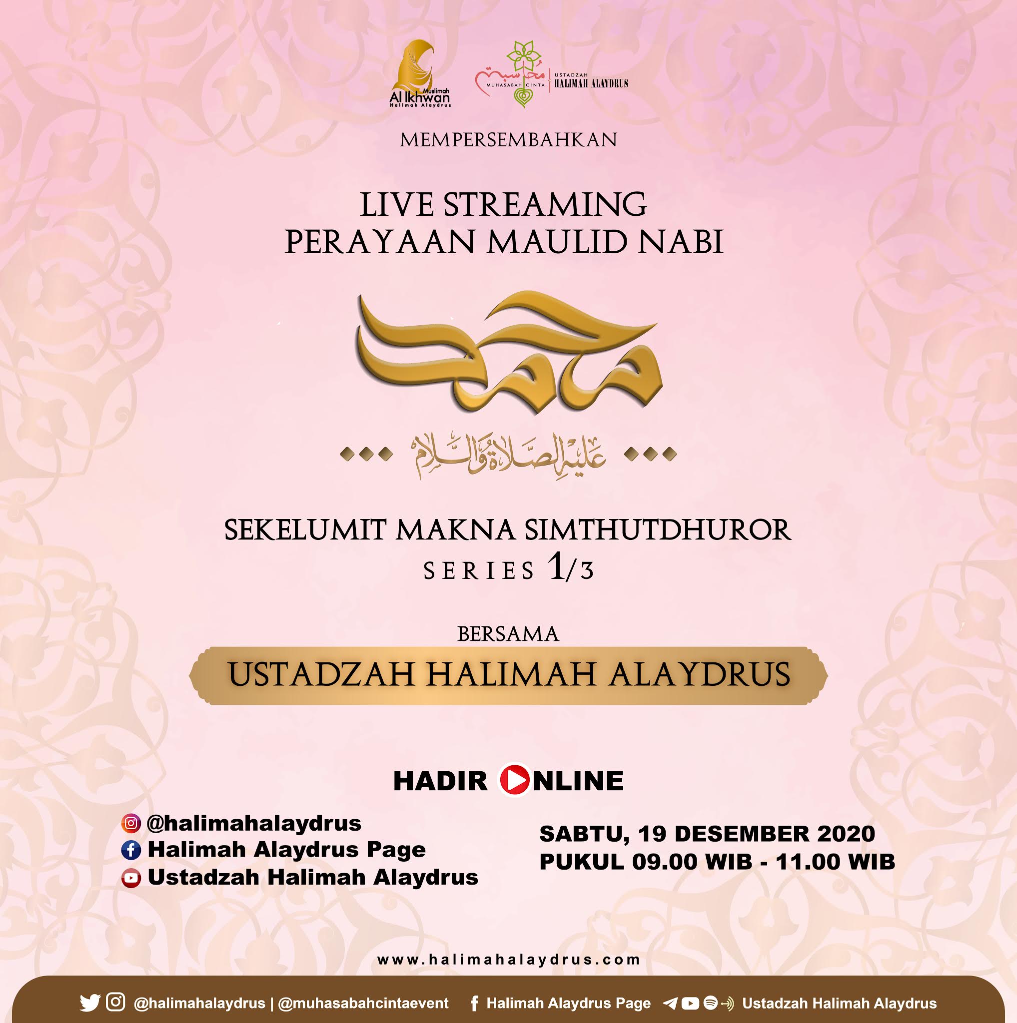 LIVE STREAMING PERAYAAN MAULID NABI MUHAMMAD SAW