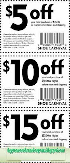 Free Printable Shoe Carnival Coupons