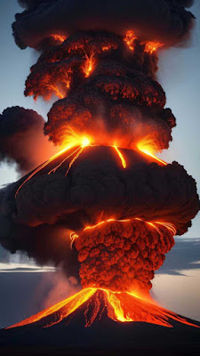 Volcano Explosion Cloud iPhone Wallpaper is a free high resolution image for Smartphone iPhone and mobile phone.