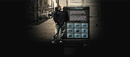 Tony Chester portfolio design