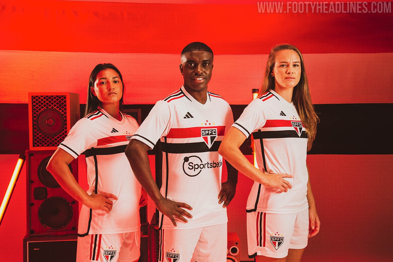 New Sao Paulo Away Jersey 2020- Tri Colour (Red, Black & White) SPFC  Secondary Shirt by Adidas