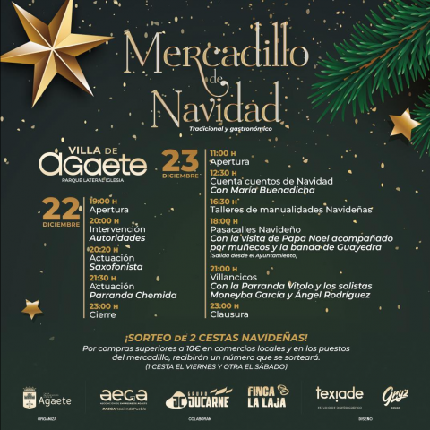 Agaete estrena su primer Mercadillo de Navidad...