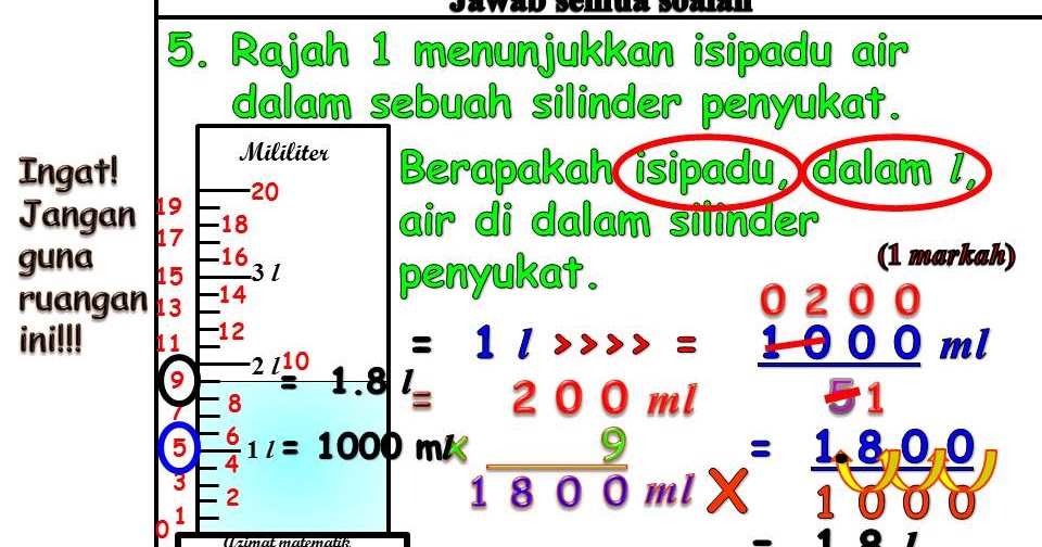 AZIMAT SEKOLAH RENDAH: CONTOH SOALAN KERTAS 2 UPSR (1 MARKAH)