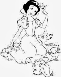  Snow White Coloring Pages Printable 3