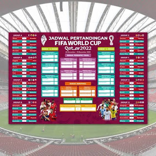 Piala Dunia 2022 Qatar - Jadwal lengkap