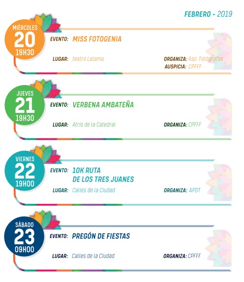Programa Completo Fiesta De La Fruta Y De Las Flores Ambato 2019