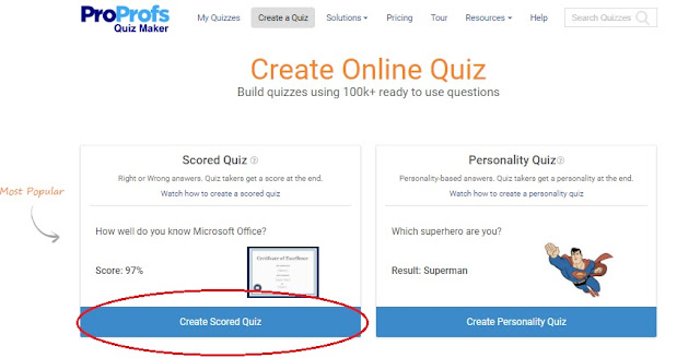 Membuat Ujian Online dengan ProProfs