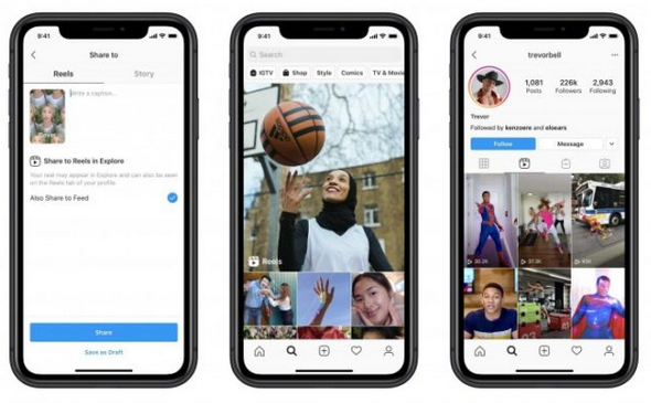 Instagram Launches Reels, to Take on TikTok