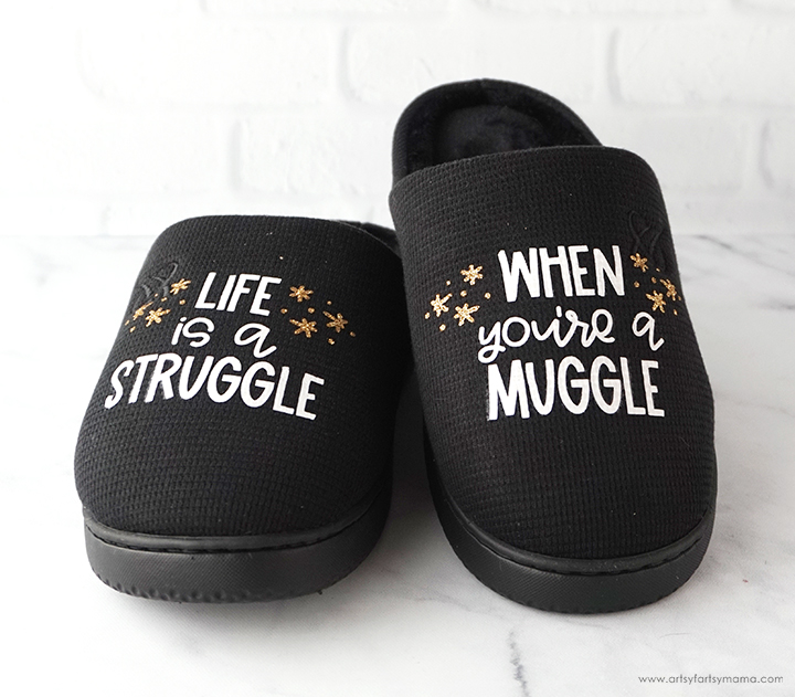 Harry Potter Muggle Slippers with Free Cut File