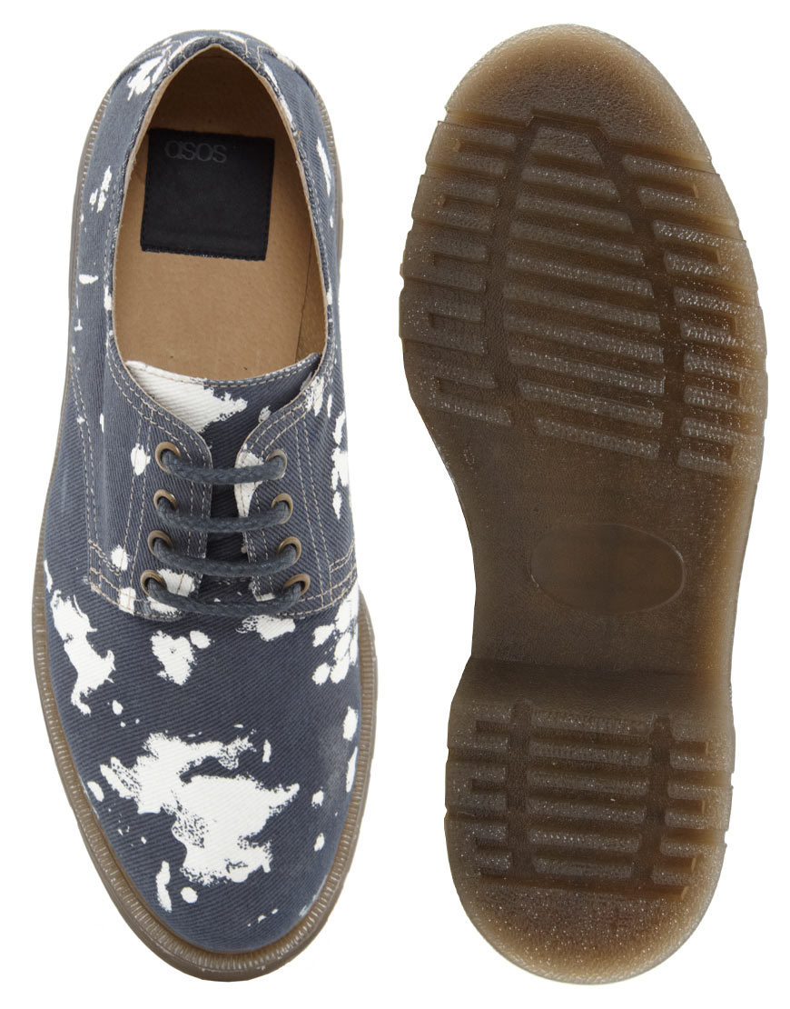 Mens Fashion  Style Aficionado: Asos Derby Bleached Shoes VS Dr ...