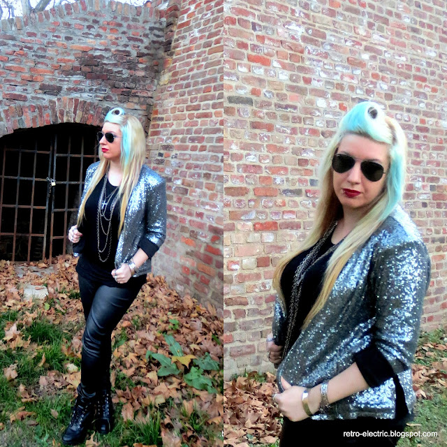 glitter sequin jacket, holidays, winter, new year, christmas outfit, inspiration, glam girl retro